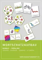 Vorschau - Spiele - Wortschatzaufbau (DaZ) – Bundle – Frühling - Deckblatt