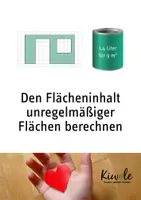 Vorschau - Arbeitsblätter - Materialpaket "Der Flächeninhalt zusammengesetzter Flächen" - Deckblatt