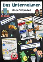 Vorschau - Arbeitsblätter - Das Unternehmen Materialpaket: Gründung, Formen. Logistik & Marketing - Deckblatt