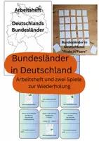 Vorschau - Unterrichtsreihen - Materialpaket zu den Bundesländern in Deutschland - Deckblatt