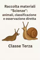 anteprima - Schede informative - Raccolta di materiali "Scienze": animali, classificazione e osservazione diretta - Pagina di copertina