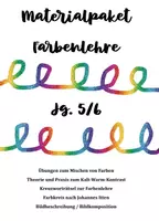 Vorschau - Arbeitsblätter - Materialpaket "Farbenlehre in Theorie & Praxis" (Klasse 5/6) - Deckblatt