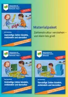Vorschau - Arbeitsblätter - Materialpaket: Zahlen bündeln und darstellen – von 2- bis 4-stellig - Deckblatt