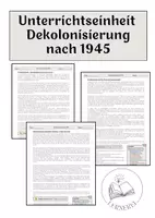 Vorschau - Arbeitsblätter - Materialpaket GESCHICHTE - Dekolonisierung nach 1945 - Deckblatt