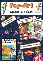Vorschau - Arbeitsblätter - Pop-Art Materialpaket: Künstler, Techniken & Konsumgesellschaft - Deckblatt