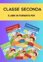 anteprima - Esercizi - Raccolta di 5 libri per la CLASSE SECONDA - Pagina di copertina