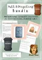 Vorschau - Arbeitsblätter - Müll & Recycling – Komplett-Bundle mit Arbeitsblättern, Sortierkarten & Schreibaufgaben (Sachunterricht Klasse 3/4) - Deckblatt