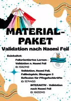 Vorschau - Stundenentwürfe - MATERIALPAKET - Validation nach Naomi Feil - Deckblatt