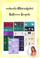 Vorschau - Spiele - wachsendes Halloween-Lesespiele Paket (D & Ö) - Deckblatt