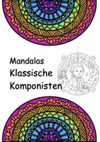 Vorschau - Mal- und Bastelvorlagen - Materialpaket Mandalas Komponisten - Deckblatt