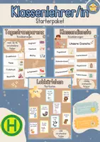 Vorschau - Unterrichtsreihen - Materialpaket Klassenlehrer Starterpaket wachsendes Paket - Deckblatt