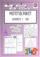 Vorschau - Arbeitsblätter - Materialpaket numbers 1-100 - Deckblatt