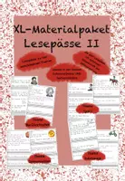 Vorschau - Arbeitsblätter - XL-Materialpaket Lesepässe II (Themen Fahrzeuge, Sport, Sonnensystem und Berühmtheiten) - Deckblatt