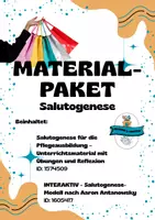 Vorschau - Stundenentwürfe - MATERIALPAKET - Salutogenese - Deckblatt