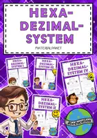 Vorschau - Arbeitsblätter - Materialpaket Hexadezimalsystem - Deckblatt