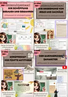 Vorschau - Stundenentwürfe - Materialpaket 5 Unterrichtsentwürfe und 2. Staatsprüfung Religion - Deckblatt