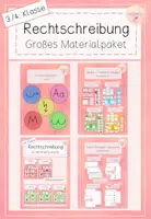 Vorschau - Spiele - Großes Bundle - Rechtschreibung in der 3./4. Klasse - Deckblatt