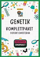 Vorschau - Stundenentwürfe - Genetik – Komplett-Paket für die Sek I & II | Unterrichtseinheiten, Präsentationen, Arbeitsblätter und interaktives Material - Deckblatt