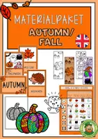 Vorschau - Unterrichtsreihen - Materialpaket AUTUMN/ FALL (Englisch - SPARPAKET wachsend!) - Deckblatt