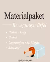 Vorschau - Stationenlernen - Materialpaket Bewegungswürfel - Deckblatt
