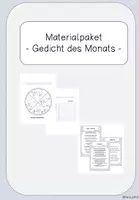 Vorschau - Arbeitsblätter - Materialpaket Gedicht des Monats - Deckblatt