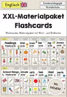 Vorschau - Spiele - XXL Materialpaket Bildkarten Flashcards Wortkarten - Englisch - Deckblatt