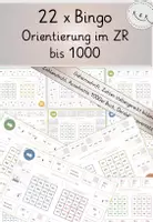 Vorschau - Stationenlernen - 22x Bingo, Orientierung im ZR bis 1000, Zahlenraumerweiterung - Deckblatt