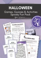 Vorschau - Arbeitsblätter - Sparpaket: Halloween Bundle - Games, Quizzes & Activities - Deckblatt