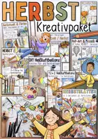 Vorschau - Arbeitsblätter - Herbst / Herbstzeit 🍂 - Ein schönes Kreativpaket - Deckblatt