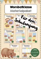 Vorschau - Bildkarten - Wombatklasse Materialpaket - Deckblatt