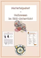 Vorschau - Arbeitsblätter - Materialpaket_Halloween im RKE-Unterricht (Religion, Kultur und Ethik) - Deckblatt