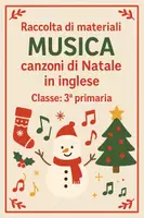 anteprima - Compiti in classe/Test - Raccolta di materiali Musica: canzoni di Natale in inglese - Pagina di copertina