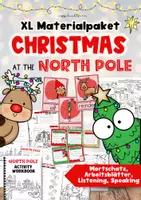 Vorschau - Unterrichtsreihen - XL Materialpaket Christmas | 19 Materialien | North Pole | Englischunterricht | Wortschatz | Reading | Speaking | Listening - Deckblatt