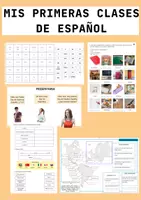 Vorschau - Arbeitsblätter - Materialpaket: Anfangsunterricht, alfabeto, saludos y el español en el mundo - Deckblatt