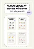 Vorschau - Fördermaterial/Inklusion - Bild- und Wortkarten DAZ Anfangsunterricht Materialpaket - Deckblatt