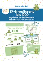 Vorschau - Arbeitsblätter - Materialpaket zur Zahlraumerweiterung bis 1000 - Deckblatt