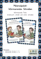 Vorschau - Stundenentwürfe - Komplettpaket: Informierendes Schreiben - Deckblatt