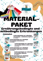 Vorschau - Arbeitsblätter - MATERIALPAKET - Gesund durch Ernährung – Unterrichtsmaterialien zu ernährungsbedingten Erkrankungen - Deckblatt