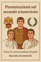 anteprima - Presentazioni / Lavagne - Raccolta di materiali: Presentazioni sul secondo triumvirato - Pagina di copertina