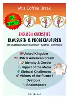 Vorschau - Arbeitsblätter - KLAUSUREN ENGLISCH OBERSTUFE / MOCK EXAMS EF - Q1 - Q2 (XL Materialpaket) - Deckblatt