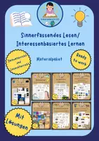 Vorschau - Stationenlernen - Sinnerfassendes Lesen/Interessenbasiertes Lernen - Materialpaket (Ready to work) - Deckblatt
