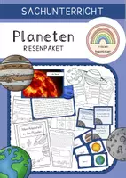 Vorschau - Unterrichtsreihen - Planeten und Sonnensystem - Riesenpaket - Deckblatt