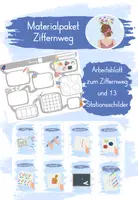 Vorschau - Arbeitsblätter - Materialpaket Ziffernweg - Deckblatt