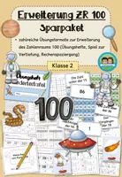 Vorschau - Arbeitsblätter - Erweiterung Zahlenraum 100 - Sparpaket (Klasse 2) - Deckblatt