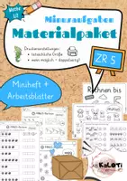 Vorschau - Arbeitsblätter - Minusaufgaben, ZR 5, Materialpaket, Mathe, 1 Klasse - Deckblatt