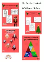 Vorschau - Arbeitsblätter - Materialpaket Weihnachten - Deckblatt
