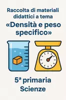 anteprima - Esercizi - Raccolta di materiali: Densità e peso specifico - Pagina di copertina