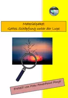 Vorschau - Stundenentwürfe - Materialpaket Sequenz Schöpfung - Deckblatt