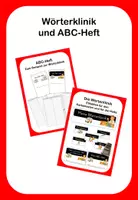 Vorschau - Arbeitsblätter - Materialpaket Wörterklinik Etiketten und ABC-Heft - Deckblatt