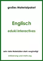 Vorschau - Arbeitsblätter - Englisch interactive (großes Materialpaket) - Deckblatt